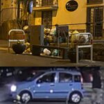 Monreale Via A. Veneziano la stele di Falcone e Borsellino invasa dai rifiuti e l'automobilista colto a conferire indebitamente.